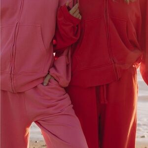 Daily drills heart zip up jacket